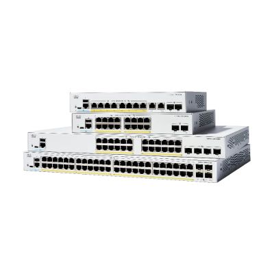Комутатор Cisco Catalyst 1300 8-port GE, Ext PS, 2x1G Combo
