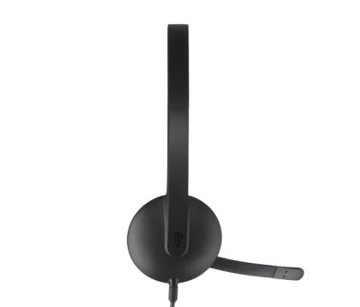 Слушалки Logitech H340 USB Computer Headset, Black