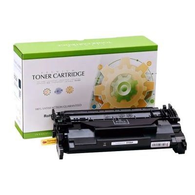 Тонер касета универсална Static Control Black HP no. 26X CF226X CRG-052H SUPER PREMIUM Съвместим консуматив, голям капацитет 9 000 стр.