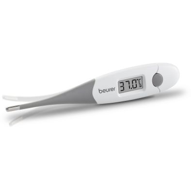 Термометър Beurer FT 16/1 clinical thermometer, Contact-measurement technology, Display in °C, Protective cap; Waterproof, white