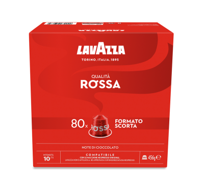 Кафе капсула Lavazza Qualita Rossa 80 бр., съвместими с Nespresso
