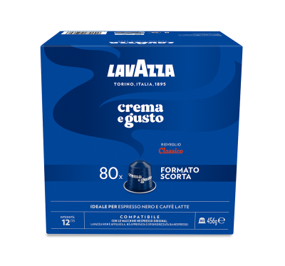 Кафе капсула Lavazza Crema E Gusto 80 бр., съвместими с Nespresso