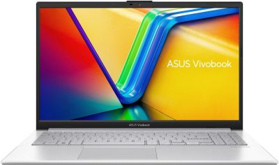 Лаптоп Asus Vivobook Go E1504FA-BQ2424W, AMD, Ryzen R5-7520U 2.8GHz (6MB Cache, up to 4.3GHz, 4 cores, 8 Threads),15.6" FHD (1920x1080),16GB (on bd) LPDDR5 , 1TB SSD G3,  AMD Radeon Graphics,Backlit ,Chiclet Keyboard, Windows 11 Home, Cool  Silver