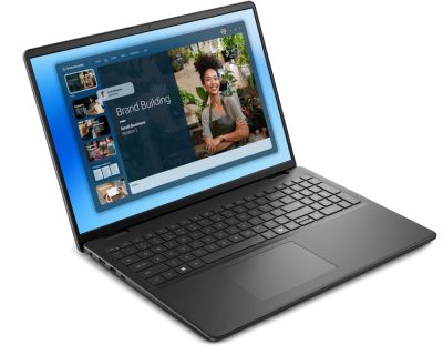 Лаптоп Dell 16 DC16250, Intel Core 5 120U (10 cores, up to 5.0 GHz), 16.0" FHD+(1920x1200) AG, 300nits, 16GB, 2x8GB, DDR5, 5200 MT/s, 512GB M.2 PCIe, Intel Graphics, Cam, FPR, Wi-Fi 6, Backlit Kb, Ubuntu, Carbon Black, 3Y PS