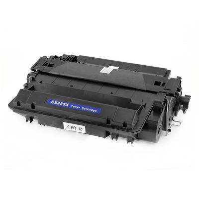 Тонер касета универсална Black HP no. 55X CE255X CRG-724H PREMIUM Съвместим консуматив, голям капацитет 12 500 стр.