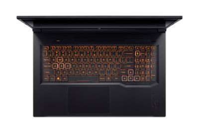 Лаптоп Acer Nitro V17, ANV17-41-R6Q7, AMD Ryzen R7 260 AI ( up to 5.1GHz, 16MB), 17.3" FHD(1920x1080)IPS 144Hz, 1*16GB DDR5 (1 slot free), 1024GB PCIe NVMe SSD, NVIDIA GeForce RTX 4050 6GB GDDR6, Wi-Fi AX, BT, No OS, Black