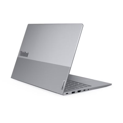 Лаптоп Lenovo ThinkBook 14 G8 Intel Core Ultra 7 255H (up to 5.1GHz, 24MB), 16GB DDR5-5600, 512GB SSD, 14" WUXGA (1920x1200) IPS AG, Integrated Graphics, 1080p&IR Cam, Backlit KB, 3 cell, WLAN, BT, FPR, DOS, 3Y CCI