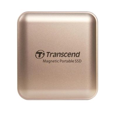 Твърд диск Transcend 1TB, External SSD, ESD420G, USB 20Gbps, Type C, Magsafe, Champagne Gold