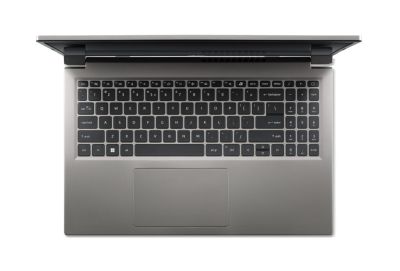 Лаптоп Acer Aspire 15,AL15-33P-359M, Intel Core 3 N355(8C/8T, up to 3.90GHz, 6MB), 15.6" FHD (1920x1080) IPS SlimBezel LCD, 16GB DDR5 4600MHz, 512GB PCIe NVMe SSD, Intel UMA, 2M FHD Cam,WiFi 6, BT 5.1, No OS, Nat Titanium