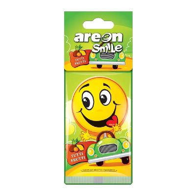 Ароматизатор за кола Ареон Smile Тути Фрути, хартиен