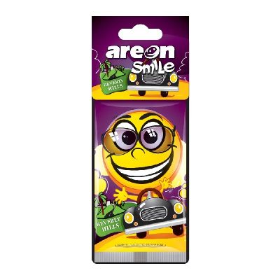 Ароматизатор за кола Ареон Smile Бевърли Хилс, хартиен