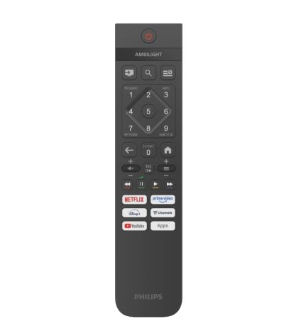 Телевизор Philips 50PUS8010/12, 50" 4K UHD LED, 3840x2160p, 60Hz, DVB-T/T2/T2-HD/C/S/S2, 60Hz, Ambilight 3, Pixel Precise UHD, HDR+, Titan OS, Dolby Atmos & DTS:X, 3*HDMI, 2*USB, VRR, 802.11ac, BT 5.2, 20W RMS, Black