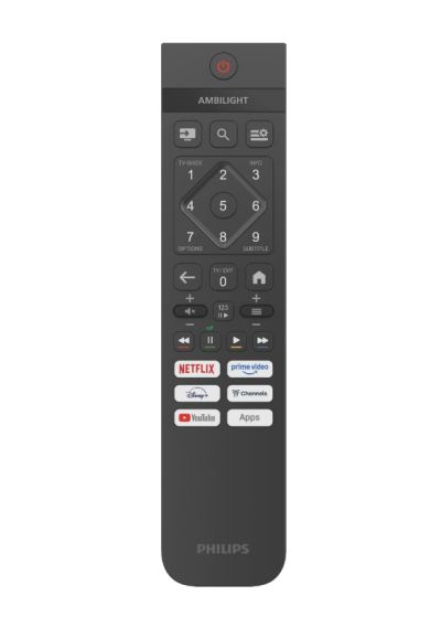 Телевизор Philips 43PUS8010/12, 43" 4K UHD LED, 3840x2160p, 60Hz, DVB-T/T2/T2-HD/C/S/S2, 60Hz, Ambilight 3, Pixel Precise UHD, HDR+, Titan OS, Dolby Atmos & DTS:X, 3*HDMI, 2*USB, VRR, 802.11ac, BT 5.2, 20W RMS, Black