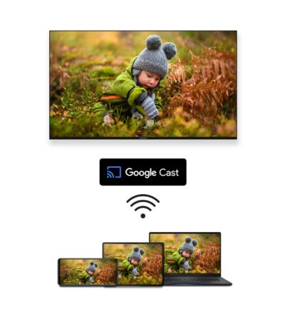Телевизор Thomson Smart UHD TV 43"; Google TV; 3840 x 2160 (4K UHD), 4000:1, DLED, 60 Hz, DVB-T/T2/C/S/S2, HDR10, Wi-Fi, Bluetooth, LAN, HDMI 2 (2.0) + 2 (2.1), USB 2 (2.0) + 1 (3.0),Central Swivel Stand, Black