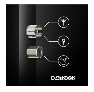 Телевизор Thomson Smart UHD TV 43"; Google TV; 3840 x 2160 (4K UHD), 4000:1, DLED, 60 Hz, DVB-T/T2/C/S/S2, HDR10, Wi-Fi, Bluetooth, LAN, HDMI 2 (2.0) + 2 (2.1), USB 2 (2.0) + 1 (3.0),Central Swivel Stand, Black