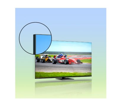 Телевизор Thomson Smart QLED Pro TV 50"; Google TV; 3840 x 2160 (4K UHD), DLED, 144 Hz, DVB-T/T2/C/S/S2, HDR10, Wi-Fi, Bluetooth, LAN, HDMI 4 (2.1), USB 2 (2.0) + 1 (3.0), Central Swivel Stand, Black