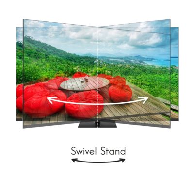 Телевизор Thomson Smart UHD TV 55"; Google TV; 3840 x 2160 (4K UHD), 4000:1, DLED, 60 Hz, DVB-T/T2/C/S/S2, HDR10, Wi-Fi, Bluetooth, LAN, HDMI 2 (2.0) + 2 (2.1), USB 2 (2.0) + 1 (3.0),Central Swivel Stand, Black