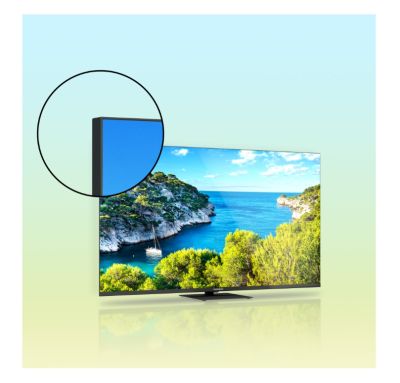 Телевизор Thomson Smart UHD TV 65"; Google TV; 3840 x 2160 (4K UHD), 4000:1, DLED, 60 Hz, DVB-T/T2/C/S/S2, HDR10, Wi-Fi, Bluetooth, LAN, HDMI 2 (2.0) + 2 (2.1), USB 2 (2.0) + 1 (3.0),Central Swivel Stand, Black