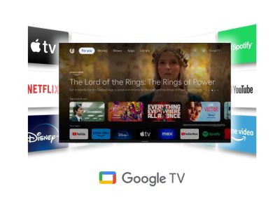 Телевизор Thomson Smart UHD TV 65"; Google TV; 3840 x 2160 (4K UHD), 4000:1, DLED, 60 Hz, DVB-T/T2/C/S/S2, HDR10, Wi-Fi, Bluetooth, LAN, HDMI 2 (2.0) + 2 (2.1), USB 2 (2.0) + 1 (3.0),Central Swivel Stand, Black