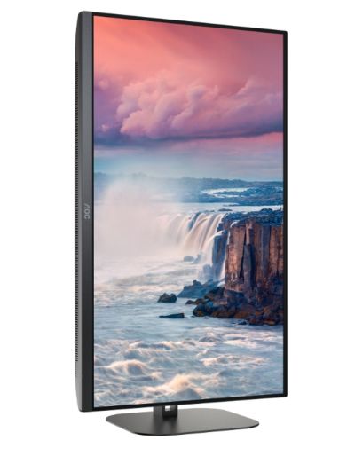 Монитор AOC Q27V5N/BK, 27" VA WLED, 2560x1440@75Hz, 4ms GtG, 300cd m/2, 4000:1, 20M:1 DCR, Adaptive Sync, FlickerFree, Low Blue Light, 3Wx2, Tilt, Height Adjust, Pivot, Swivel, 2xHDMI, 2xDP