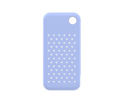 Твърд диск Verbatim Pocket SSD USB 3.2 Gen 2 1TB White/Light Blue incl. two rubber sleeves