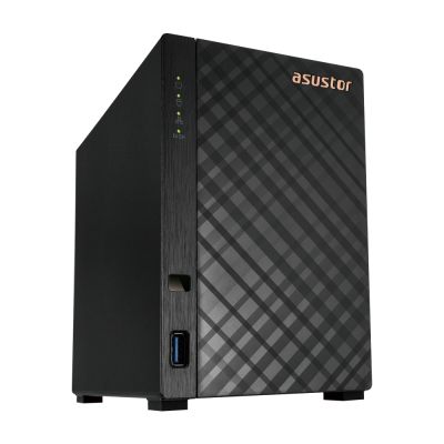 Мрежов сторидж Asustor AS1102T, 2 bay NAS, Realtek RTD1296, Quad-Core, 1.4GHz, 1GB DDR4 (not expandable), 2.5GbE x1, USB3.2 Gen1 x2, WOW (Wake on WAN), System Sleep Mode