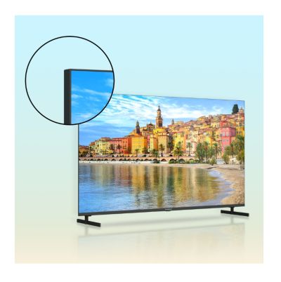 Телевизор Thomson Smart FHD TV 32"; Google TV; 1920 x 1080 (FHD), DLED, 60 Hz, DVB-T/T2/C/S/S2, Wi-Fi, Bluetooth, LAN, HDMI 3 (1.4), USB 2 (2.0), 12 Volt adapter included, Side Feet, Black