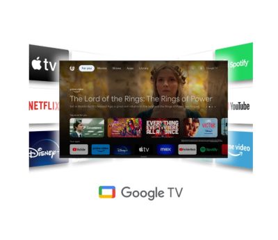 Телевизор Thomson Smart FHD TV 32"; Google TV; 1920 x 1080 (FHD), DLED, 60 Hz, DVB-T/T2/C/S/S2, Wi-Fi, Bluetooth, LAN, HDMI 3 (1.4), USB 2 (2.0), 12 Volt adapter included, Side Feet, Black