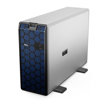 Сървър Dell PowerEdge T560, Chassis 8 x3.5" Hot Plug (SAS/SATA), Xeon Silver 4410Y (12C/24T,30M Cache), 16GB RDIMM 5600, 1x480GB SSD SATA RI, Parallax Security Bezel, Broadcom 5720, PERC H755, iDRAC9 Ent 16G, No Riser, 2x700W Hot Plug, Basic NBD 3Y
