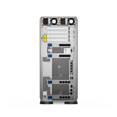 Сървър Dell PowerEdge T560, Chassis 8 x3.5" Hot Plug (SAS/SATA), Xeon Silver 4410Y (12C/24T,30M Cache), 16GB RDIMM 5600, 1x480GB SSD SATA RI, Parallax Security Bezel, Broadcom 5720, PERC H755, iDRAC9 Ent 16G, No Riser, 2x700W Hot Plug, Basic NBD 3Y