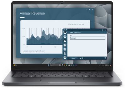 Лаптоп Dell Pro 14 PC14255, AMD Ryzen 5 220 (22 MB cache, 6 cores, up to 4.9 GHz), 14" FHD+(1920x1200) IPS AG, 8GB DDR5, 512GB SSD, AMD Radeon 740M, FHD IR Cam and Mic, Wi-Fi 6E, FPR, Backlit Kb, Win11 Pro, Magnet+Dell EcoLoop Premier Backpack 14-16 (CP76