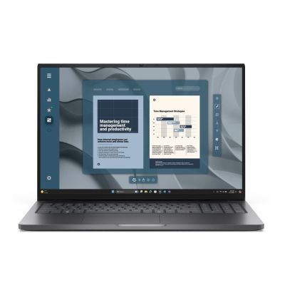 Лаптоп Dell Pro 16 PC16255, AMD Ryzen 5 220 (22 MB, 6 cores, up to 4.9 GHz), 16.0" FHD+(1920x1200) IPS, AG, 300nits AG, 8GB, DDR5, 512GB SSD, AMD Radeon 740M, FHD IR Cam and Mic, Wi-Fi 6E, FPR, Backlit Kb, Win 11 Pro, 3Y PS, Magnet+Dell EcoLoop Premier Ba