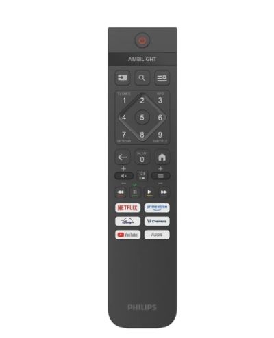 Телевизор Philips 55PUS8010/12, 55" 4K UHD LED, 3840x2160p, 60Hz, DVB-T/T2/T2-HD/C/S/S2, 60Hz, Ambilight 3, Pixel Precise UHD, HDR+, Titan OS, Dolby Atmos & DTS:X, 3*HDMI, 2*USB, VRR, 802.11ac, BT 5.2, 20W RMS, Black
