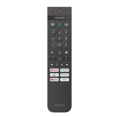 Телевизор Philips 55PUS9010/12, 55" The One 4K Ultra HD QLED, 3840x2160p, DVB-T/T2/T2-HD/C/S/S2, 144Hz, Ambilight 3, P5 Perfect Picture, 90% DCI, HDR+, Titan OS, Dolby Atmos, Dolby Digital, VRR, 4*HDMI, 2*USB, 802.11ac, 40W RMS, Black