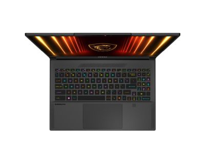 Лаптоп MSI Stealth A16 AI+ A3XWHG, NVIDIA GeForce RTX 5070 Ti 12GB GDDR7 992 AI TOPS, AMD Ryzen AI 9 HX 370 (12C, 24T, Up to 5.1 GHz 24MB L3), 16" 16:10 QHD+(2560x1600) OLED, 240hz, 1ms, 32GB DDR5 LPDDR5x-7500, 2TB  PCIe Gen4x4 SSD, Wi-Fi 7, Windows 11 Ho