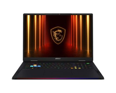 Лаптоп MSI Raider A18 HX A9WIG, NVIDIA GeForce RTX 5080 16GB GDDR7 1334 AI TOPS, AMD Ryzen 9 9955HX3D (16C/32T Up to 5.4 GHz, 128 MB L3), 18" 16:10 UHD+ (3840x2400), MiniLED, 120Hz, 64GB DDR5 2x32 Up to DDR5-5600, 2TB Gen4x4 SSD, Wi-Fi 7, Windows 11 Home,