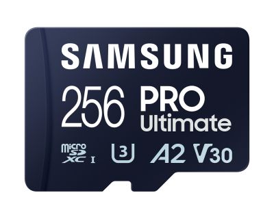 Памет Samsung 256GB micro SD Card PRO Ultimate with USB Reader , UHS-I, Read 200MB/s - Write 130MB/s, U3, V30, A2