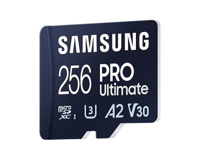 Памет Samsung 256GB micro SD Card PRO Ultimate with USB Reader , UHS-I, Read 200MB/s - Write 130MB/s, U3, V30, A2