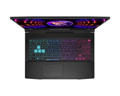 Лаптоп MSI Katana 15 B13VFK, i7-13620H (10C/16T, up to 4.90GHz, 24 MB), GeForce RTX 4060 8GB GDDR6 233 AI TOPS, 15.6" QHD (2560x1440), 165Hz, IPS-Level, 16GB RAM 2x8 (5200)MHz, 512GB PCIe Gen4x4 SSD, WiFi 6E, BT5.3, 4-Zone RGB Kbd, NO OS, 53.5 Whrs, 2.25 