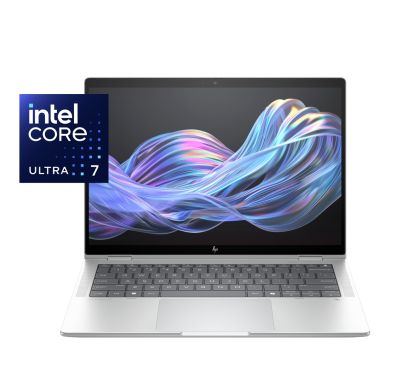 Лаптоп HP EliteBook X Flip G1i AI 14" Glacier Silver, Intel® Core™ Ultra 7-258V(up to 4.8GH/12MB/8C), 14" WUXGA AG 800nits Touch, 32GB On-board, 1TB PCIe SSD, HP R15 5G Solution WWAN, WiFi 7 + BT 5.4, FPR, Backlit Kbd, 6C Batt, Win 11 Pro, 3Y Offsite