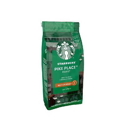Кафе Starbucks Pike Place® Roast, на зърна, 2x200 g