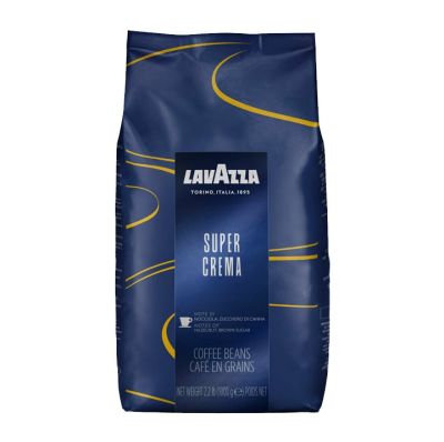 Кафе Lavazza Super Crema, на зърна, 1 kg
