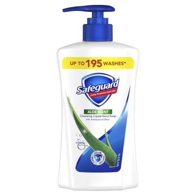 Течен сапун Safeguard Помпа, 390 ml, Aloe Scent