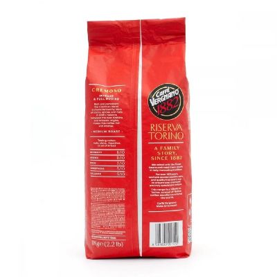 Кафе Vergnano Riserva Torino Cremoso, на зърна, 1 kg