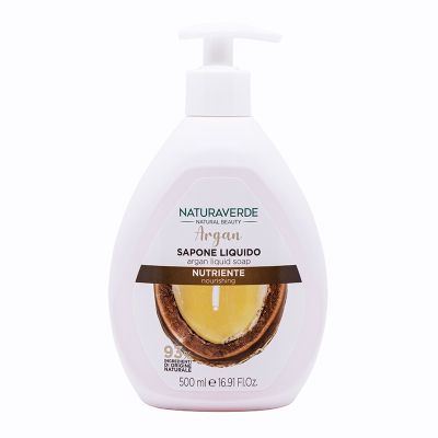 Течен сапун  Naturaverde Argan, Помпа 500 ml