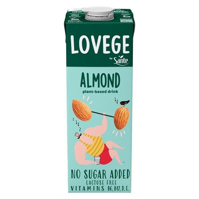 Бадемова напитка LOVEGE ALMOND NO SUGAR 1 L