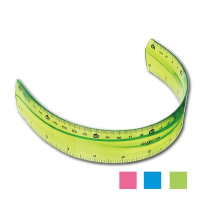 Линия Keyroad Flexible Пластмасова нечуплива 20 cm, Цветен микс