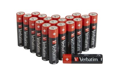 Батерия Verbatim Alkaline Battery AA 20 Pack (Hangcard)