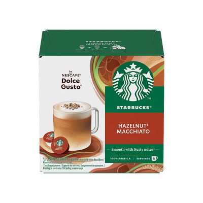 Кафе капсула STARBUCKS® Hazelnut Macchiato 12 бр., съвместими с Dolce Gusto®
