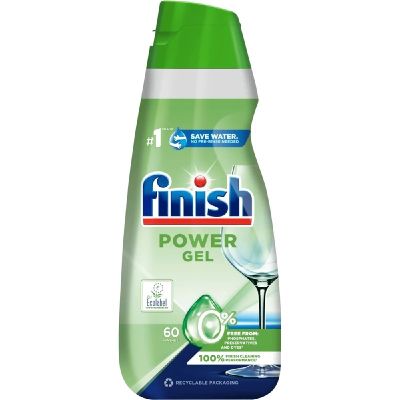 Гел за съдомиялна машина Finish Power Gel, 900 ml